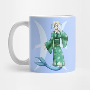 Mermaid Princess Pisces Horoscope Mug